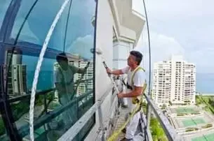 High-rise exterior painting with lift access in Atlanta